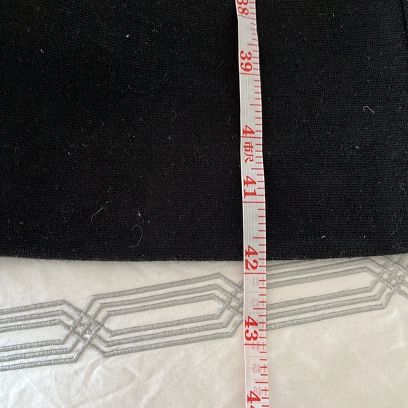 Vintage Evening gown with coat and scarf Black and Gold Lame no label Pure wool - Picture 9 of 14